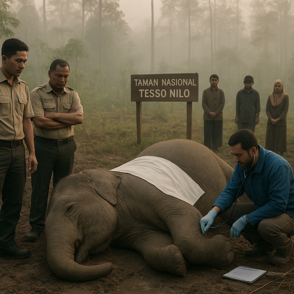 Kronologi Gajah Indro Mati di Taman Nasional Tesso Nilo, Gajah Jinak yang Berjasa Redam Konflik Satwa dan Manusia