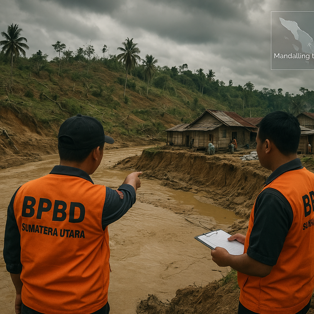 Kajian BPBD Sumatera Utara: Kerawanan Banjir Bandang di Kabupaten Mandailing Natal Memburuk