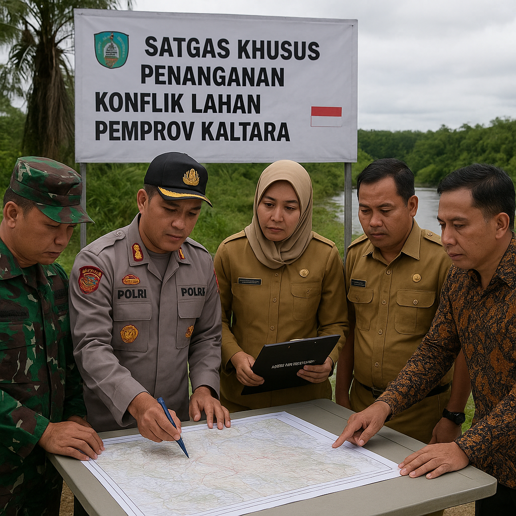 Pemprov Kaltara Bentuk Satgas Khusus Antisipasi Konflik Lahan di Perbatasan