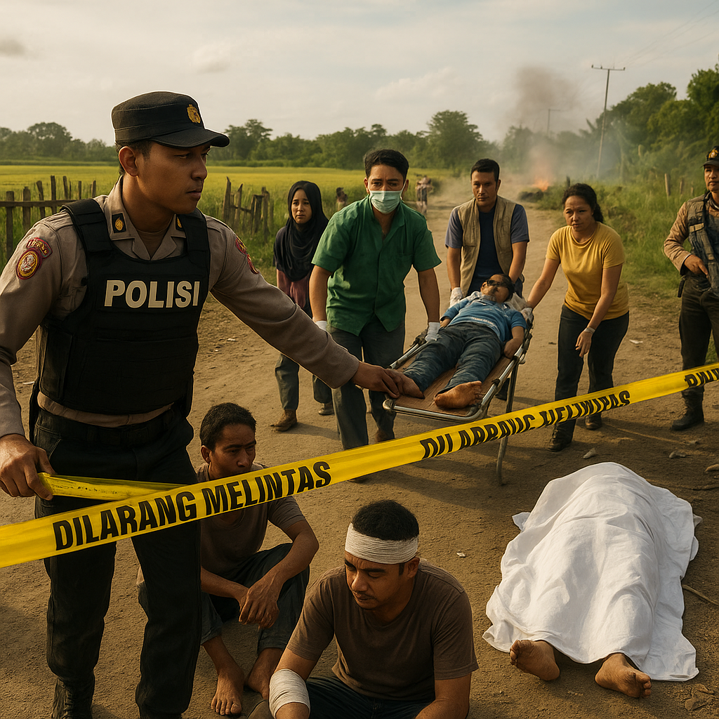 Konflik Lahan di Labuhanbatu Sumut Memanas, Satu Warga Tewas dan Tujuh Luka
