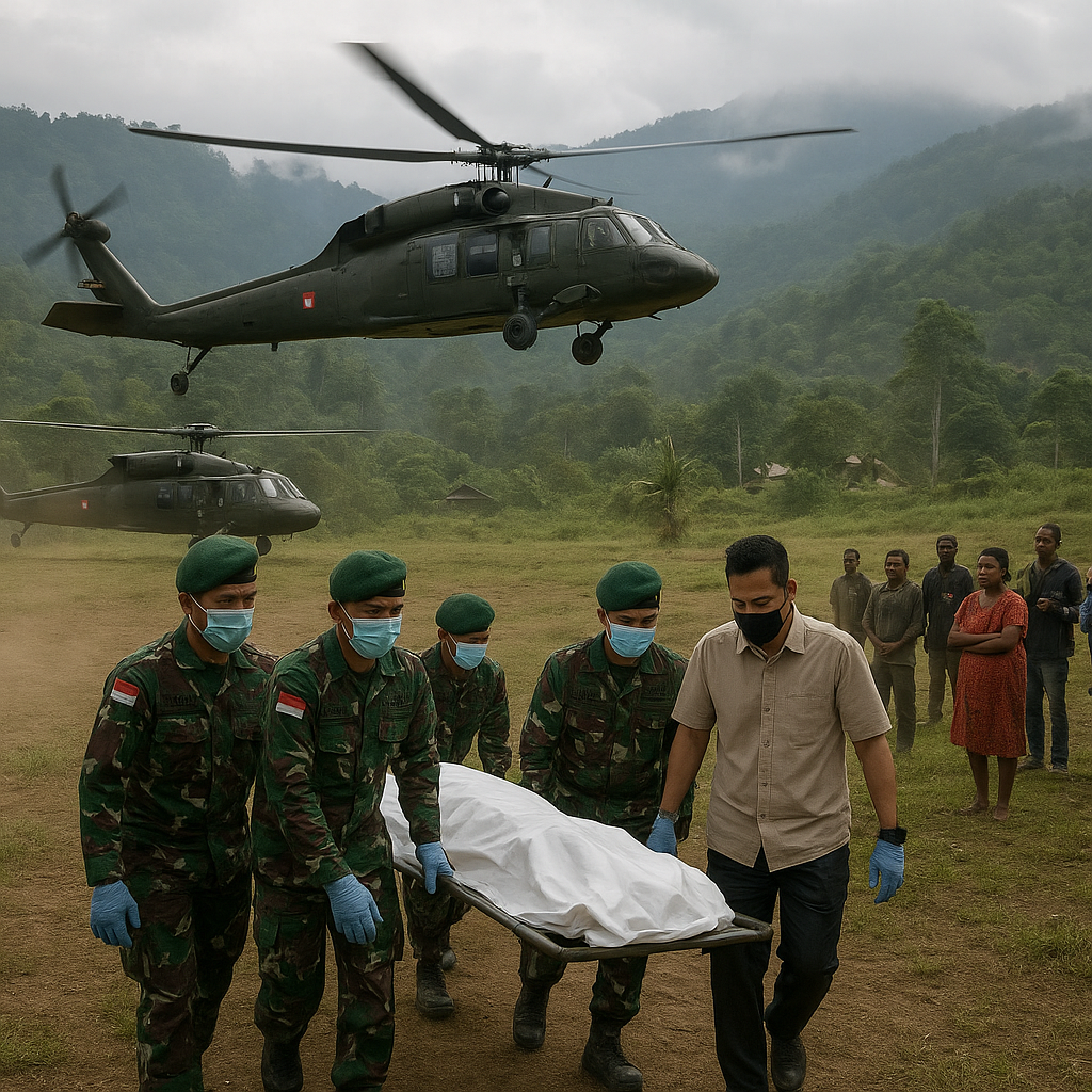 Pilot AS Tewas Ditembak OPM di Yahukimo, TNI Kerahkan 3 Heli untuk Evakuasi
