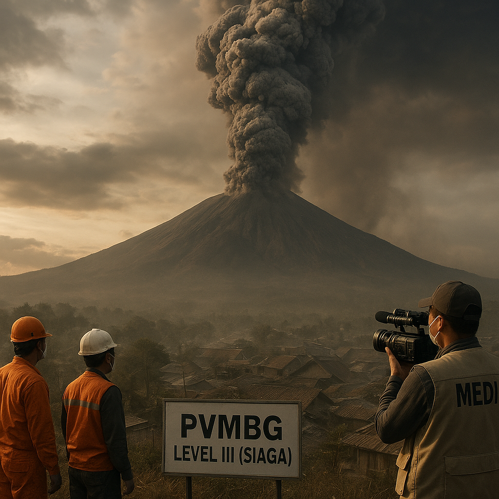 Gunung Semeru Erupsi, Luncurkan Abu Vulkanik 1.100 Meter