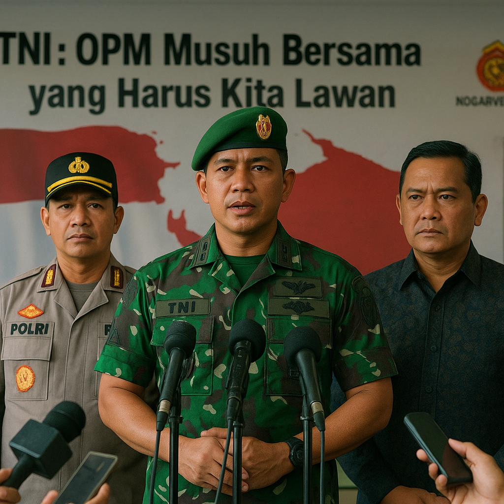 TNI: OPM Musuh Bersama yang Harus Kita Lawan