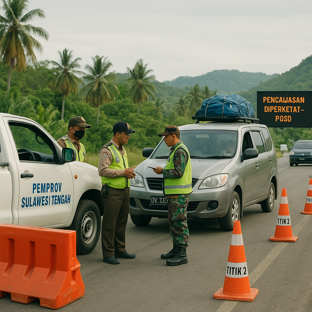 Pemprov Sulawesi Tengah Perketat Pengawasan di Jalur Mudik Pasca-Konflik Poso