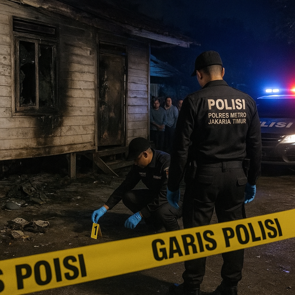 Teror Diduga Bom Molotov Sasar Rumah Advokat di Ciracas