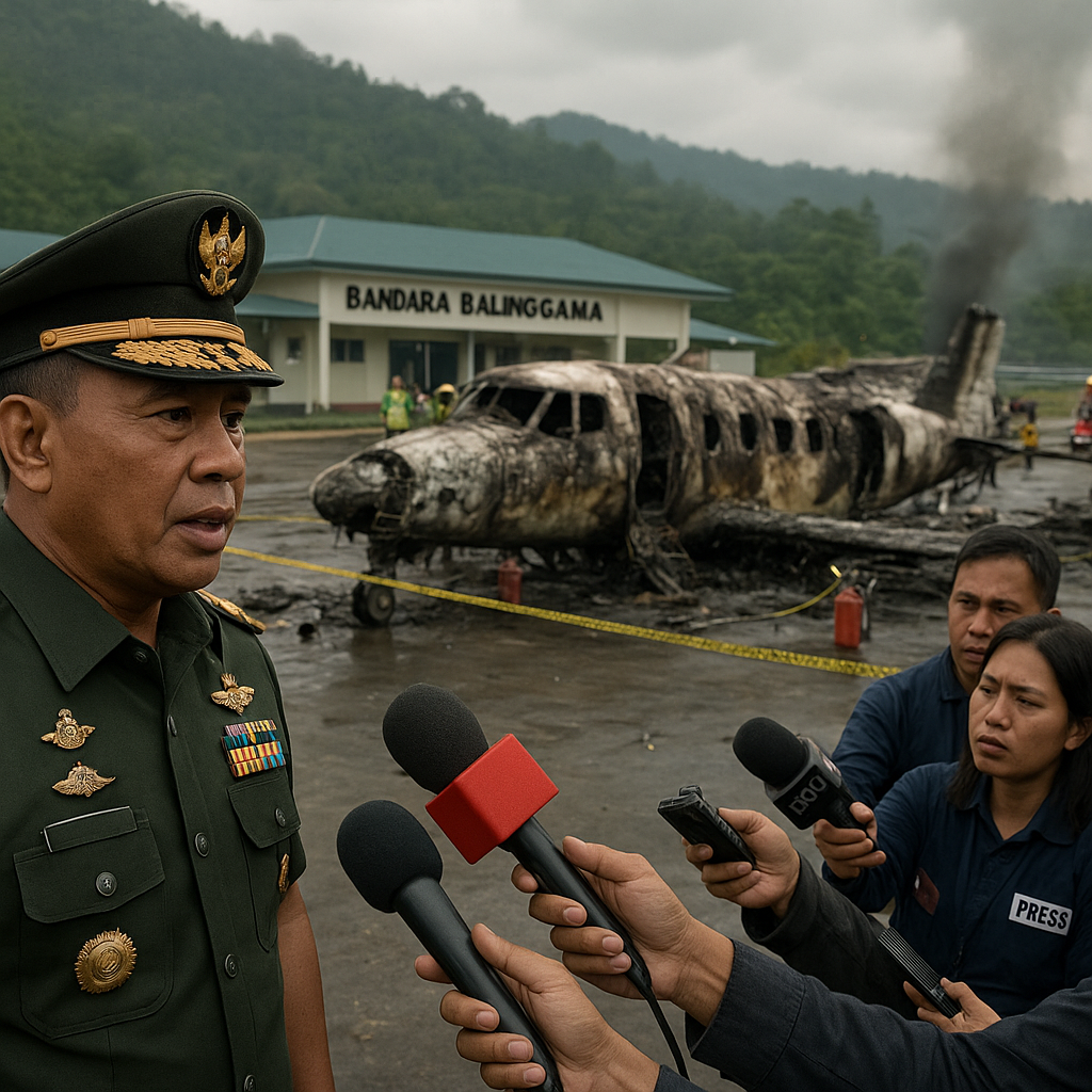 Terkait Pembakaran Pesawat di Yahukimo, Panglima Kogabwilhan III Soroti Absennya Pos Keamanan