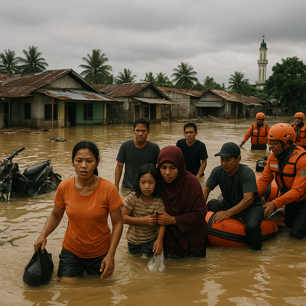 Banjir Bandang Landa Aceh Tamiang, Ratusan Rumah Terendam