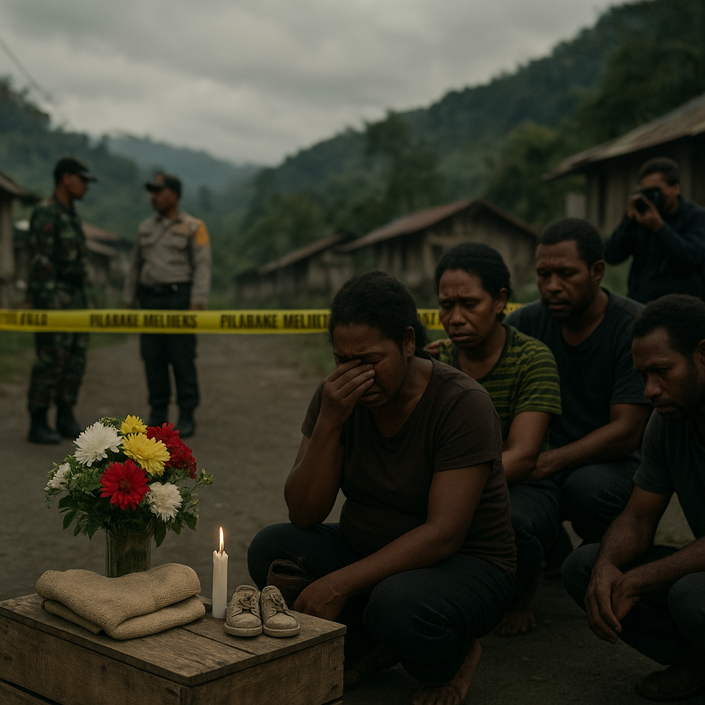 Cerita Tragis Ibu Hamil Tewas Diterjang Peluru Tak Bertuan di Papua
