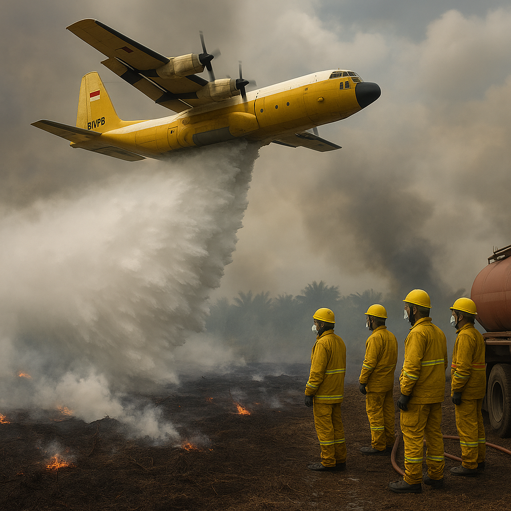 Pemadaman karhutla di Kotim mulai diperkuat pengeboman air