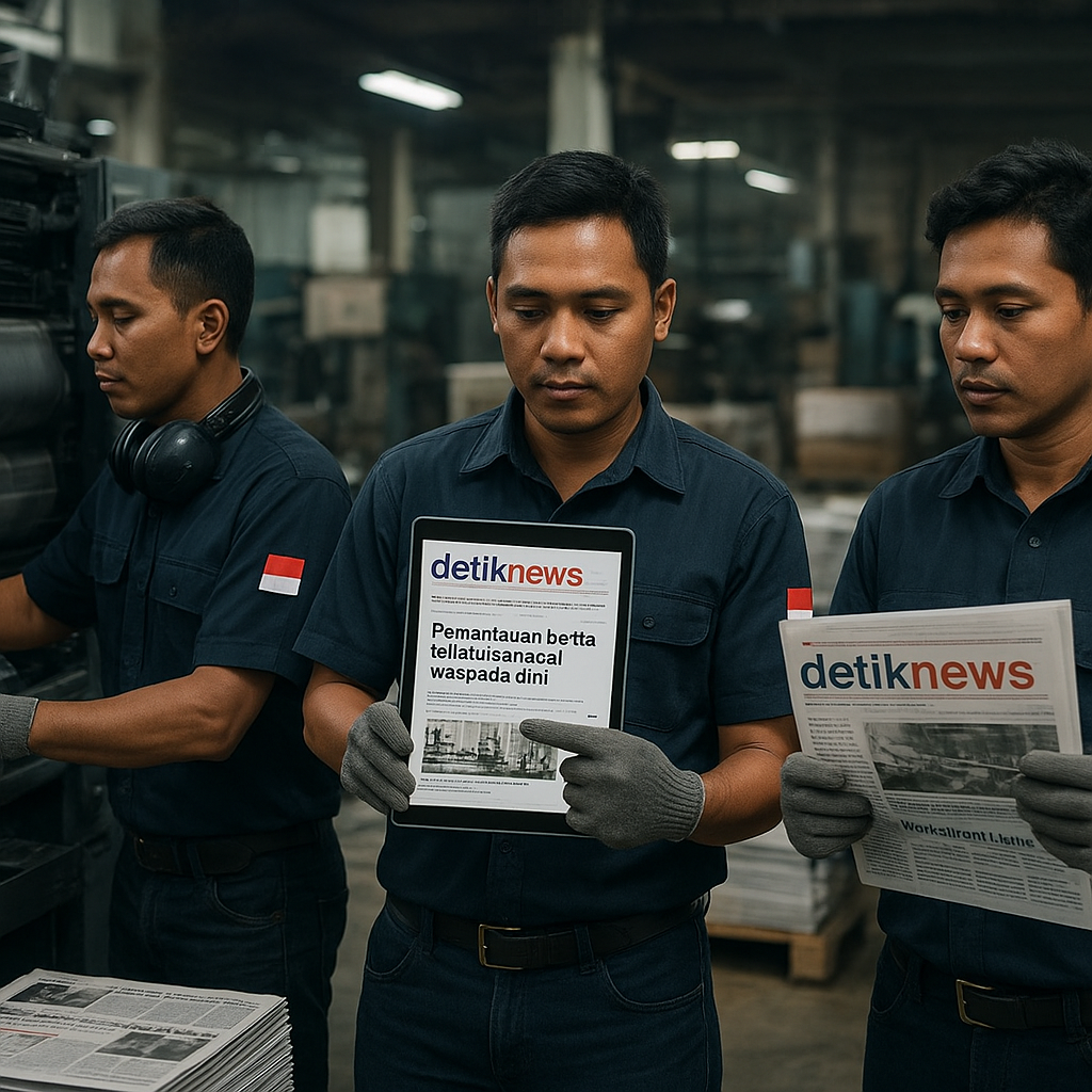 3 Karyawan Percetakan - DetikNews