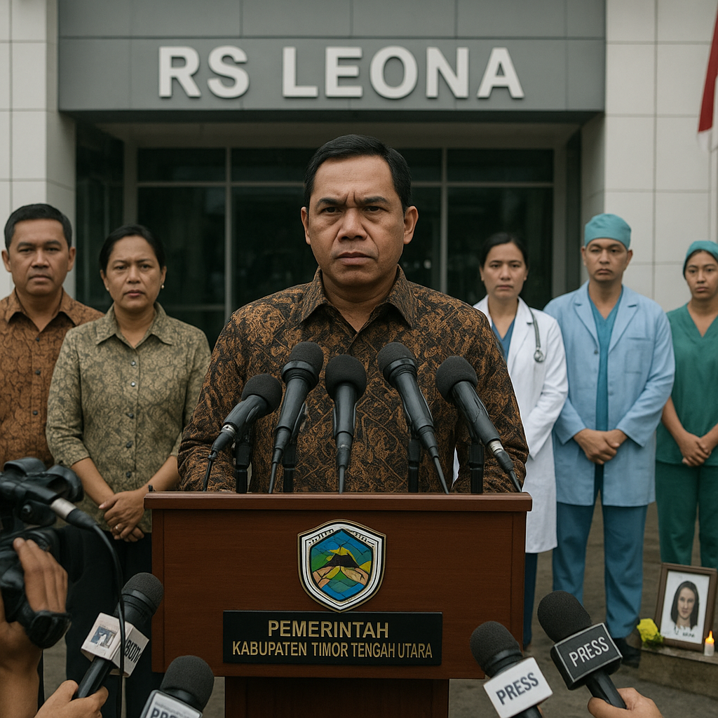 Bupati TTU Ancam Bekukan Izin RS Leona Usai Kasus Kematian Dokter Icha