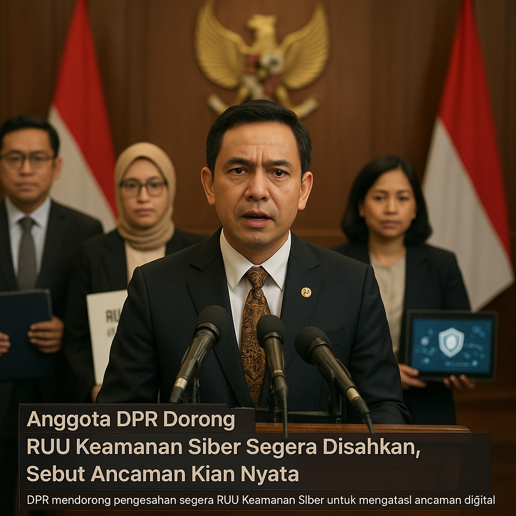 Anggota DPR Dorong RUU Keamanan Siber Segera Disahkan, Sebut Ancaman Kian Nyata