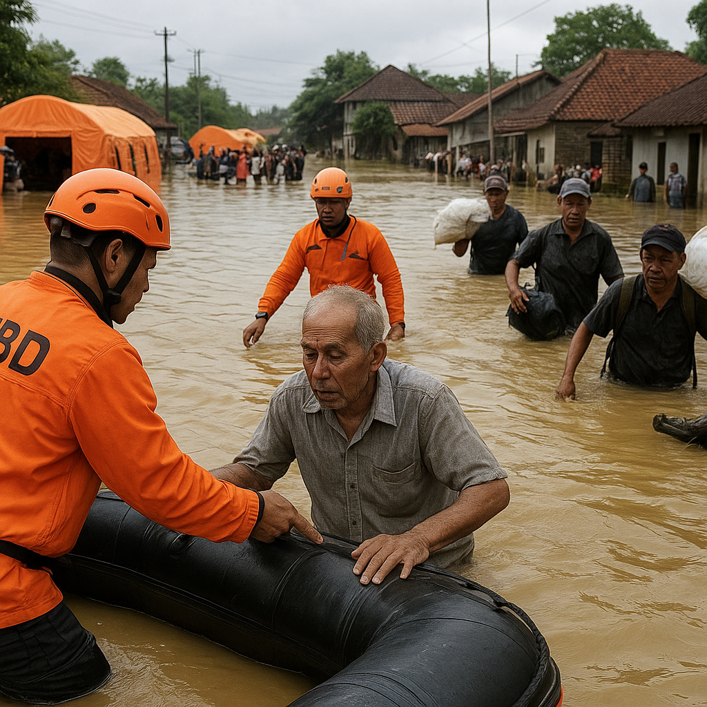 Banjir Rendam 6 Kecamatan di Grobogan, 2.000 Warga Mengungsi
