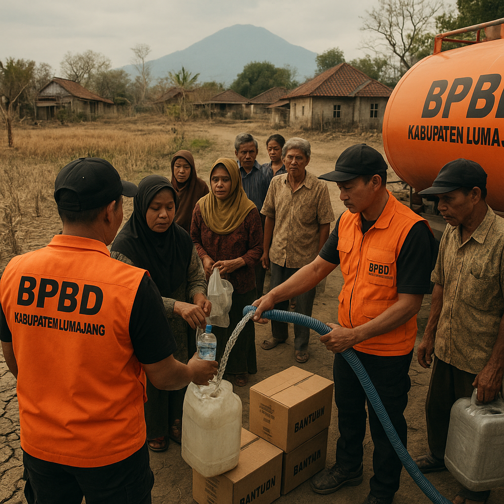 BPBD Lumajang Tetapkan Tanggap Darurat Kekeringan di 19 Desa