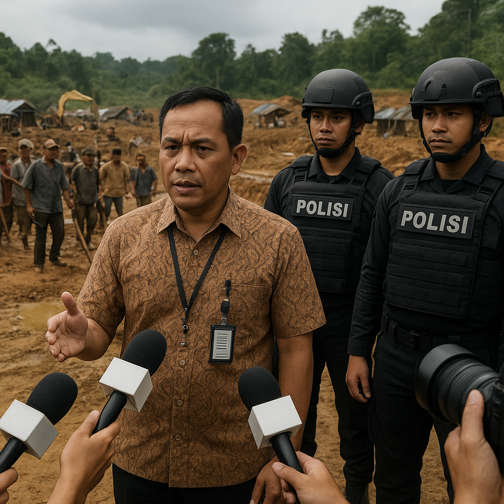 Camat Tabir Barat Jelaskan Soal Bareskrim Diadang Massa di Lokasi Tambang Emas Ilegal Merangin