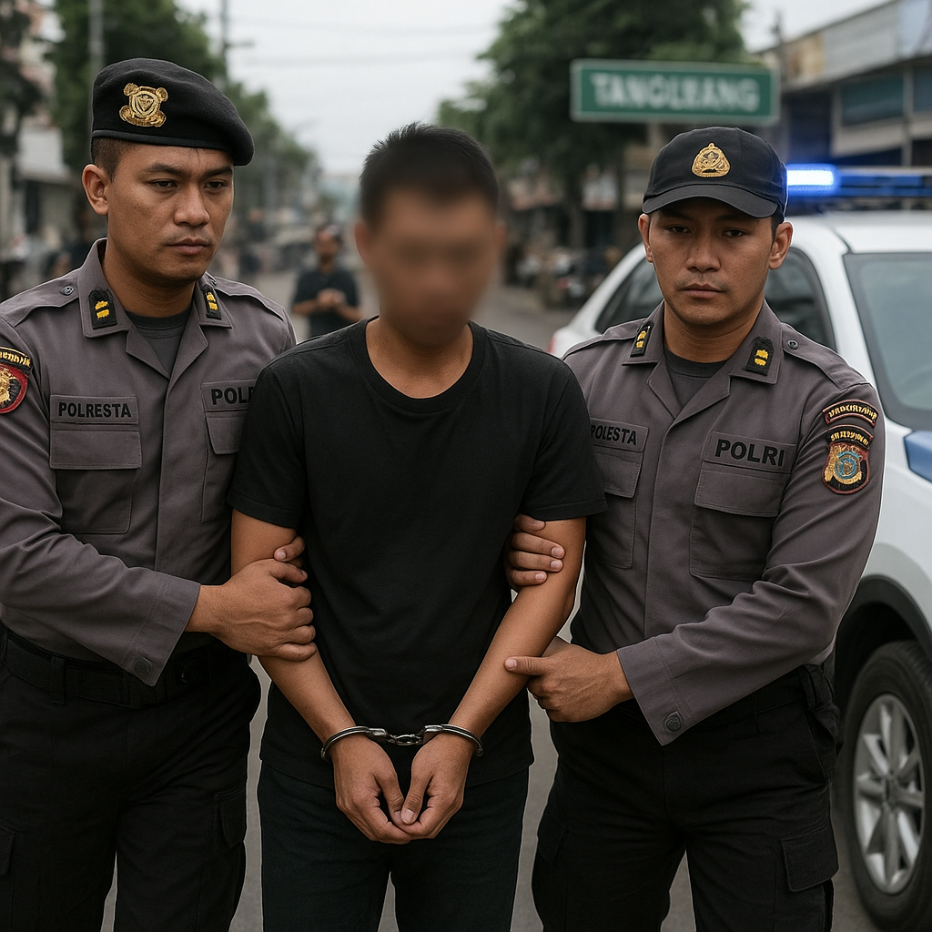Pelaku Teror Jalanan di Kota dan Kabupaten Tangerang Ditangkap