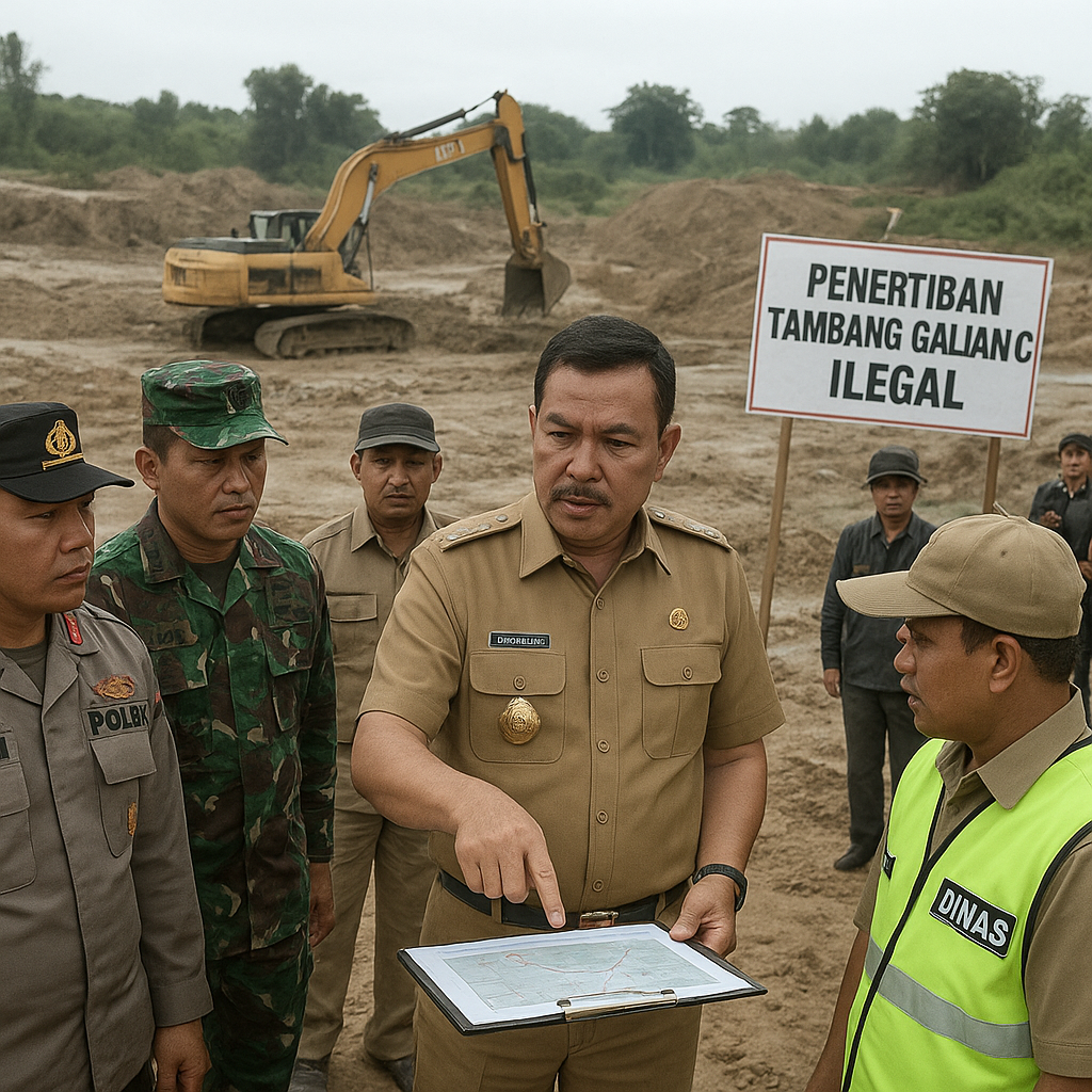 Bupati Aceh Timur Instruksikan Penertiban Tambang Galian C Ilegal di Kecamatan Simpang Ulim