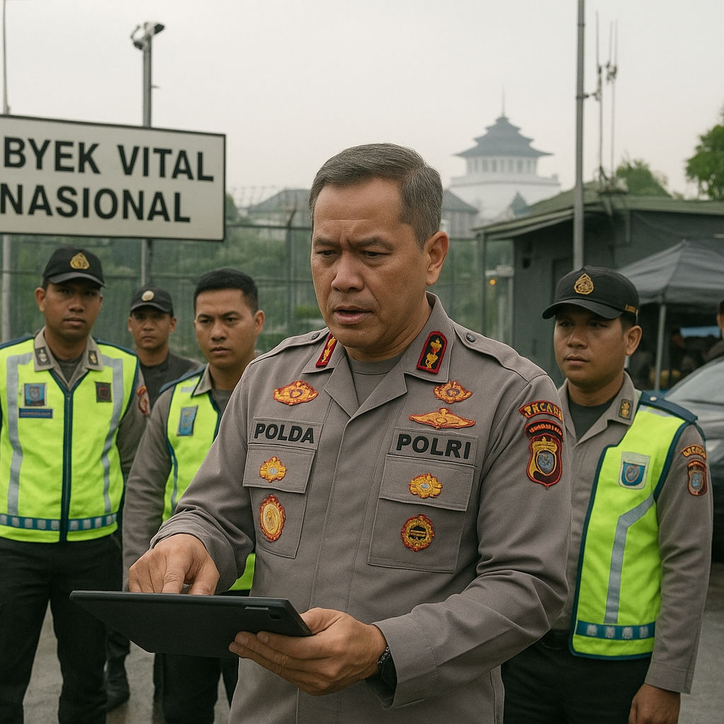 Kapolda Jabar Tinjau Pengamanan Objek Vital Nasional di Bandung