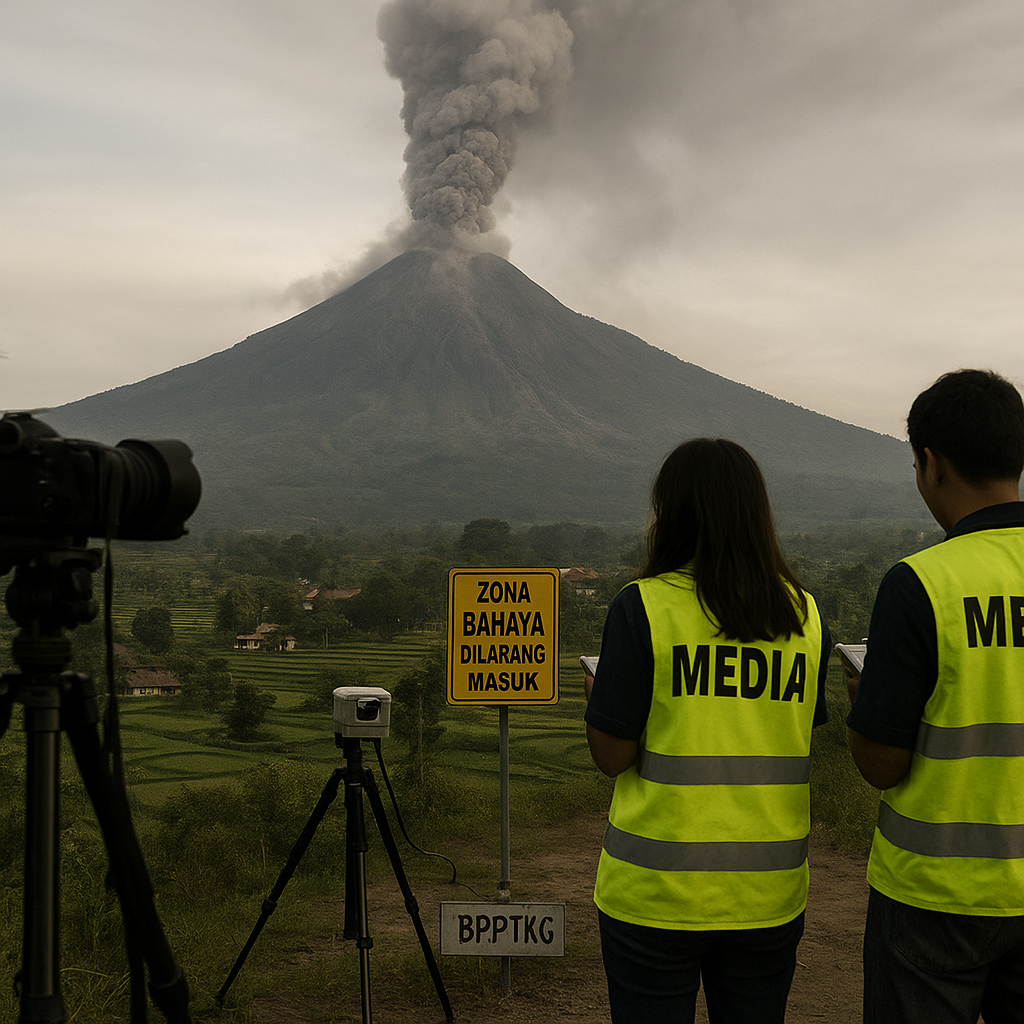 Laporan Aktivitas Kegempaan Gunung Merapi Minggu 12 Juli 2026 Siang Ini