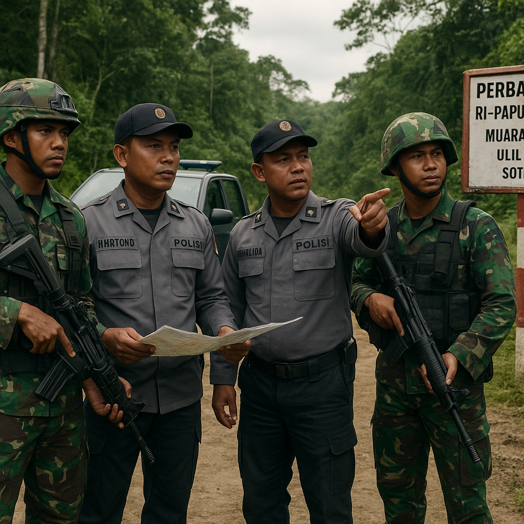 Pemerintah Papua Barat Perkuat Patroli Gabungan di Distrik-distrik Perbatasan Papua Nugini