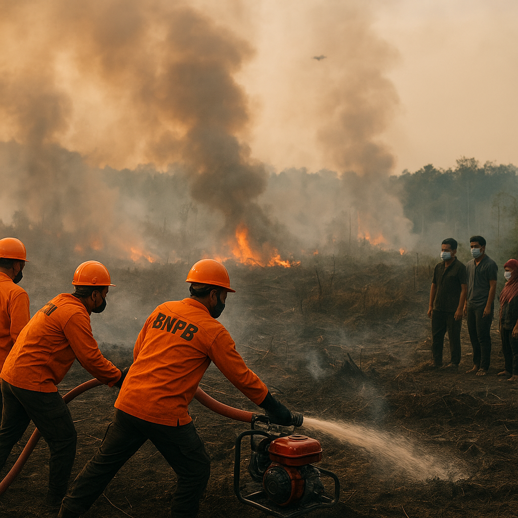 Karhutla Meluas di Puncak Kemarau, BNPB Minta Daerah Tingkatkan Kewaspadaan