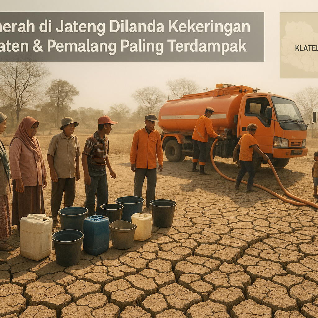 14 Daerah di Jateng Dilanda Kekeringan, Klaten hingga Pemalang Jadi yang Paling Terdampak