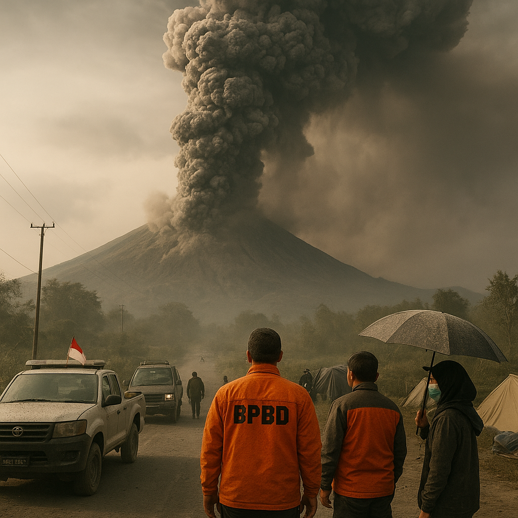 Semeru 7 kali erupsi Kamis pagi, tinggi letusan capai 700-1.100 meter