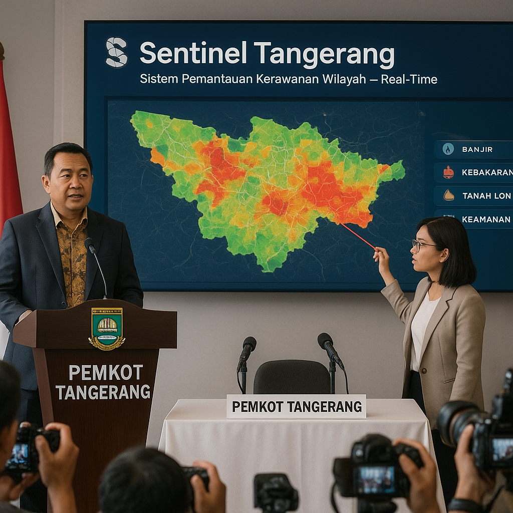 Pemkot Tangerang Luncurkan Sistem Pemantauan Kerawanan Wilayah Berbasis Real-Time