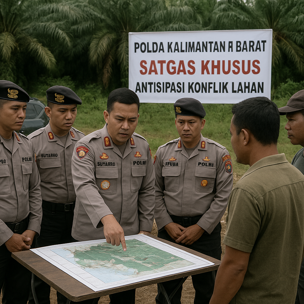 Polda Kalimantan Barat Bentuk Satgas Khusus Antisipasi Konflik Lahan Perkebunan di Kapuas Hulu