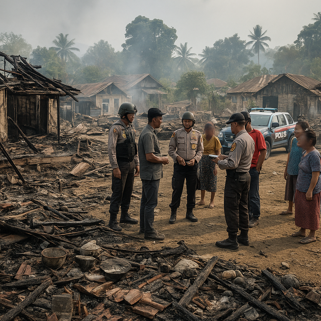 Bentrokan Berdarah Adonara NTT: 3 Tewas, 7 Luka, 20 Rumah Dibakar