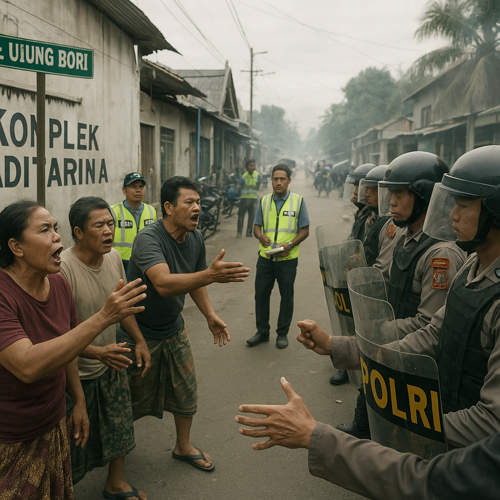 Kronologi dan Penyebab Kericuhan Warga Komplek Aditarina dengan Polisi di Jl Ujung Bori Makassar