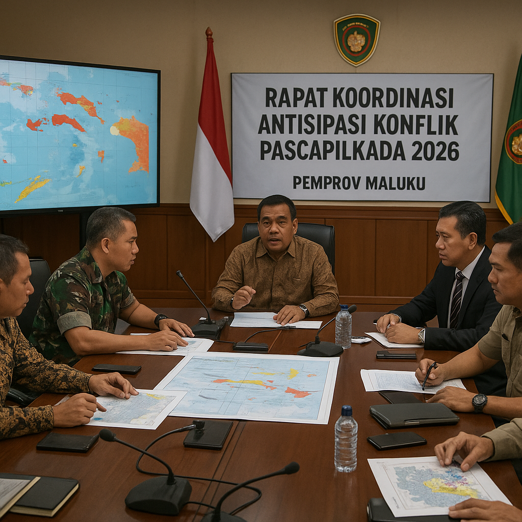 Pemprov Maluku Gelar Rapat Koordinasi Antisipasi Konflik Horisontal Pascapilkada