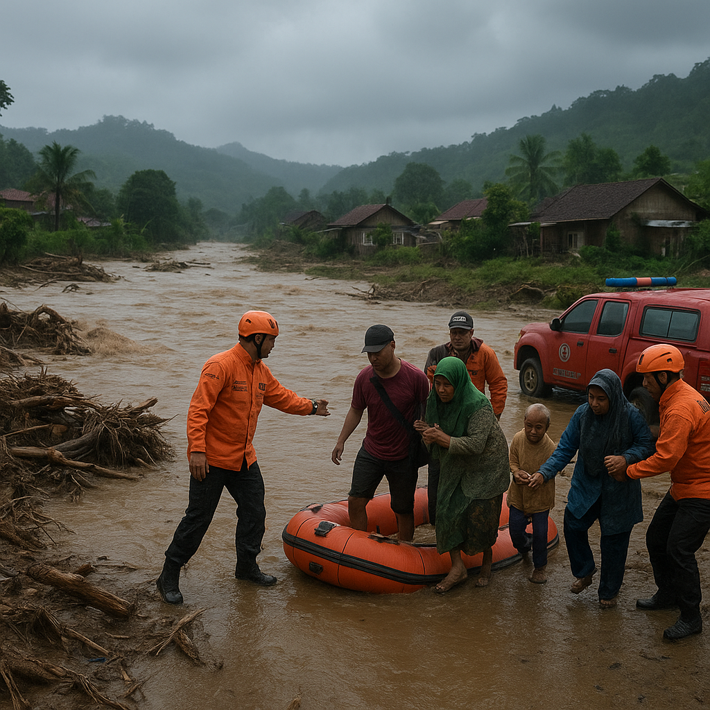 BNPB Waspadai Potensi Banjir Bandang di Sejumlah Daerah Pascacurah Hujan Tinggi