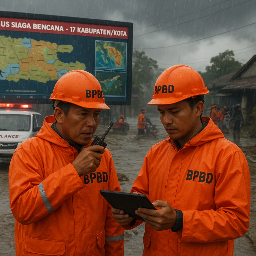 Cuaca Ekstrem Landa Jawa Timur, 17 Kabupaten/Kota Berstatus Siaga Bencana