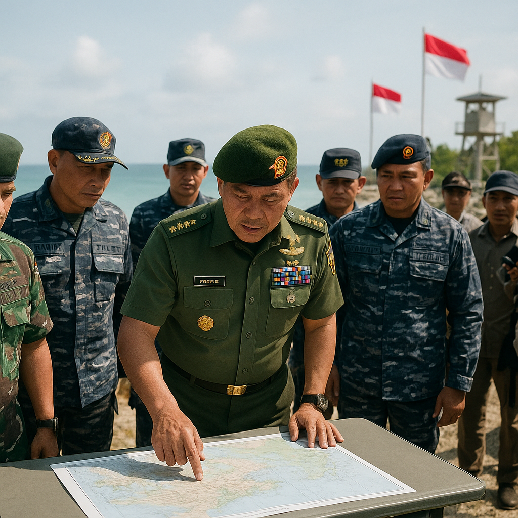 Panglima TNI Tinjau Kesiapan Operasi Pengamanan di Pulau Natuna