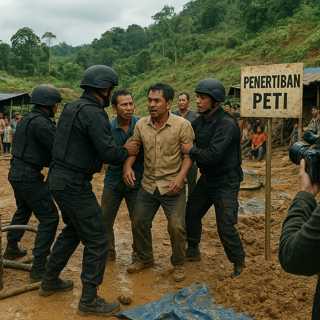 Penertiban Penambangan Emas Ilegal di Lebak Picu Ketegangan dengan Warga