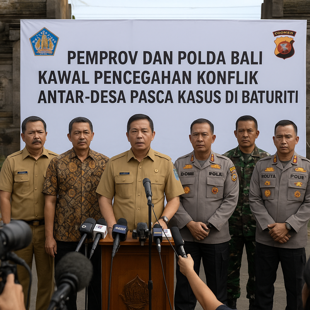 Pemprov dan Polda Bali Kawal Pencegahan Konflik Antar-Desa Pasca Kasus di Baturiti
