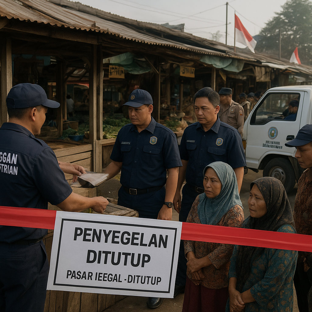 Pemkab Mempawah Perketat Pengawasan Pasar Ilegal untuk Jaga Stabilitas Perekonomian Daerah