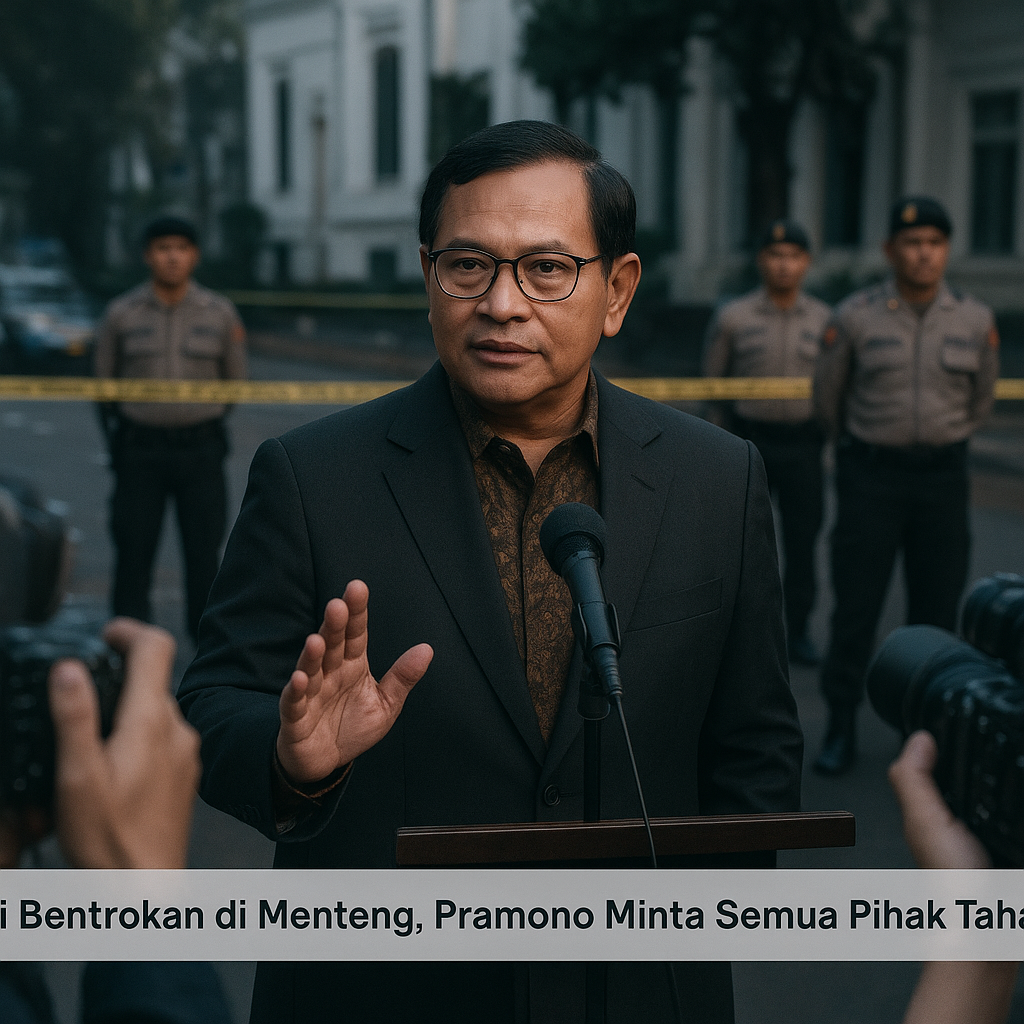 Usai Bentrokan di Menteng, Pramono Minta Semua Pihak Tahan Diri