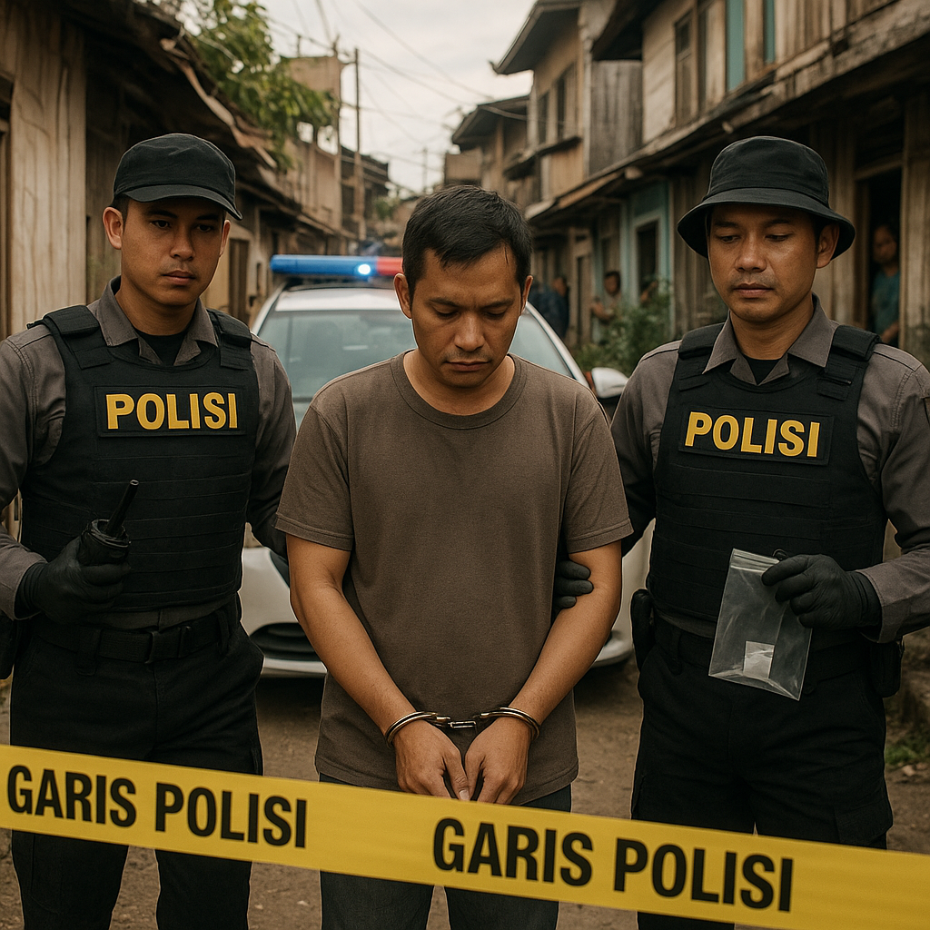 Buron 5 Hari, Pria Penusuk Penagih Utang Sabu hingga Tewas di Sampit Kotim Akhirnya Ditangkap Polisi