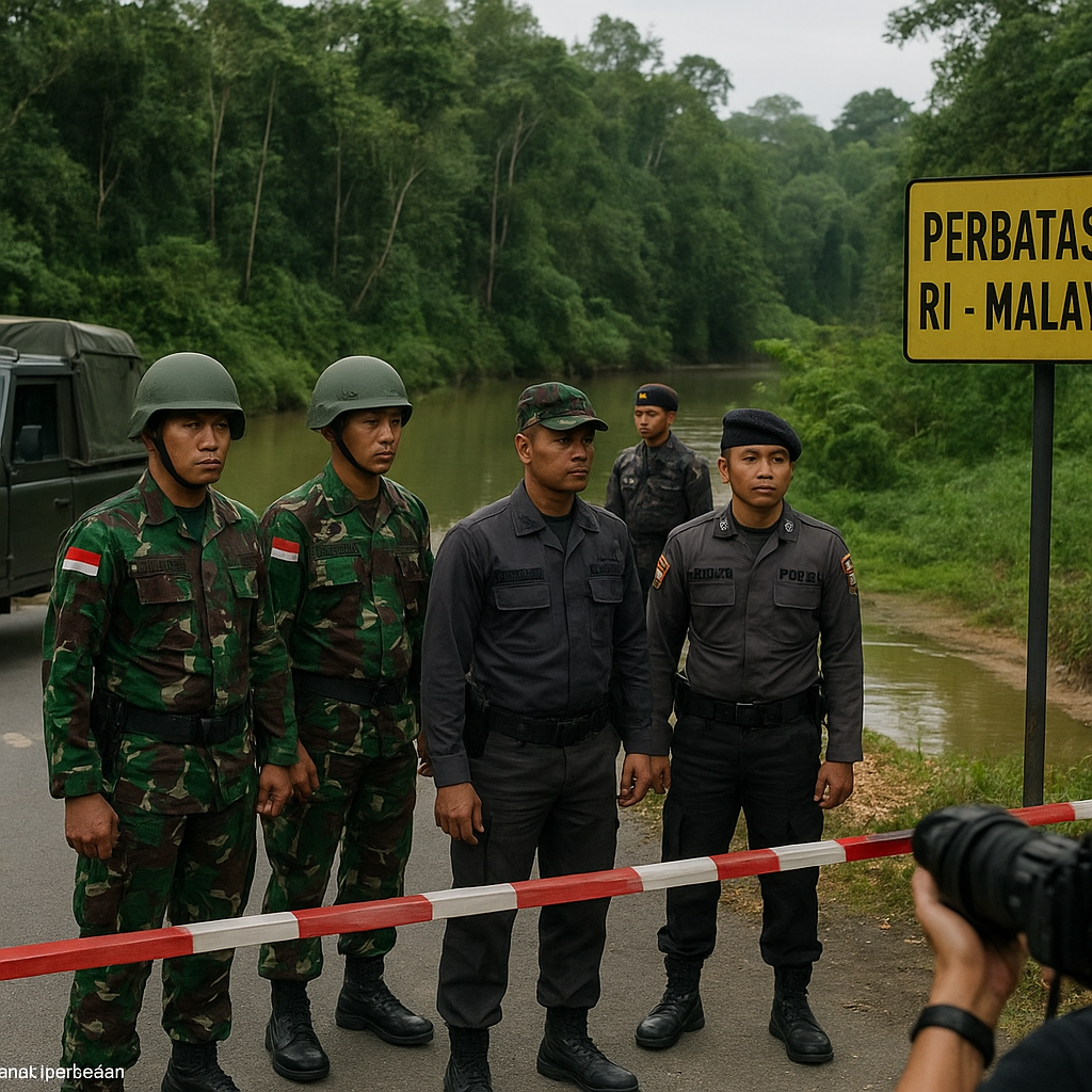 Peningkatan Pengamanan Perbatasan RI-Malaysia di Kalimantan Barat