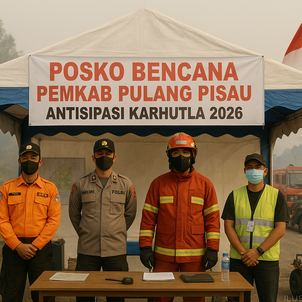 Pemkab Pulang Pisau Siagakan Posko Bencana Antisipasi Karhutla