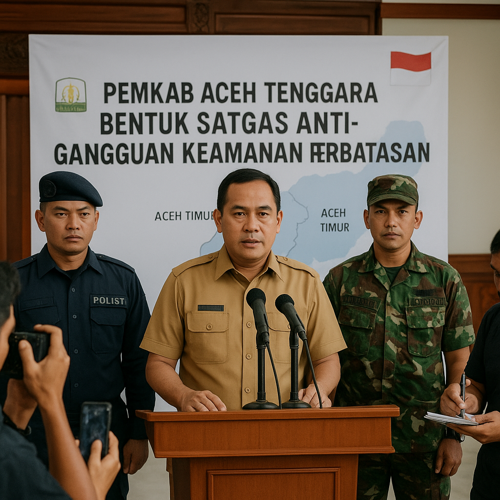 Pemkab Aceh Tenggara Bentuk Satgas Anti-Gangguan Keamanan Perbatasan