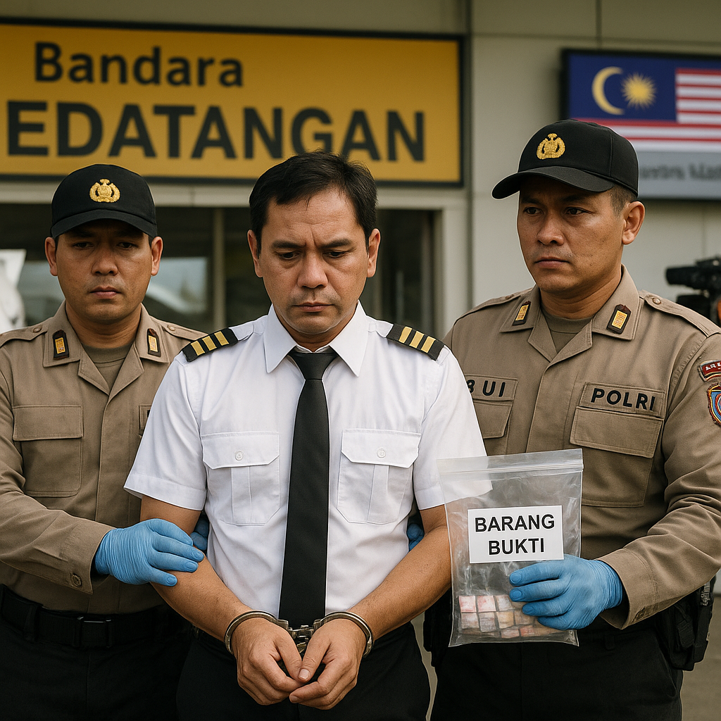 Respons Malaysia Usai Pilot Mereka Ditangkap di Indonesia terkait Penyelundupan 25 Kg Ekstasi