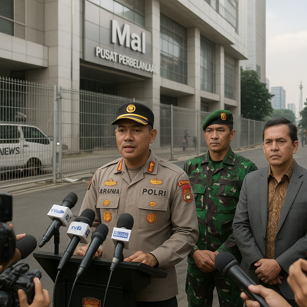 Polri Pastikan Situasi Kondusif, Tanggapi Fenomena Mal Pasang Pagar Tinggi di Jakarta