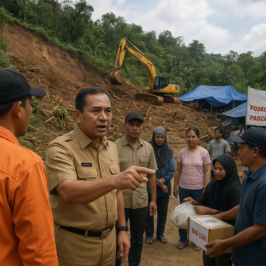 Bupati Cianjur Instruksikan Percepatan Pemulihan Pascabencana Longsor di Kecamatan Cugenang