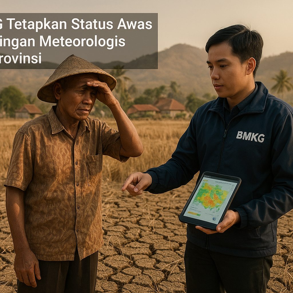 BMKG Tetapkan Status Awas Kekeringan Meteorologis di 7 Provinsi