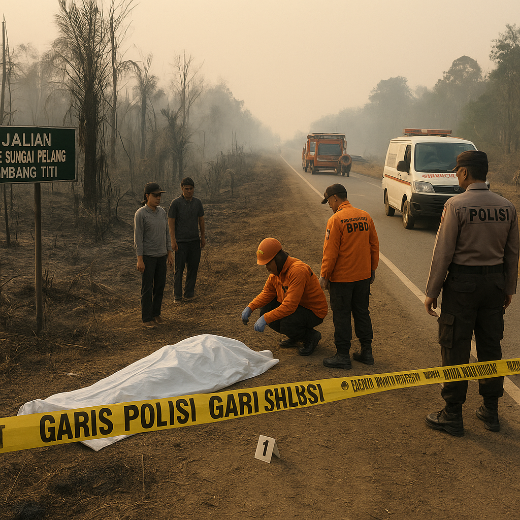 BREAKING NEWS - Karhutla Ketapang Telan Korban Jiwa, Pria 26 Tahun Ditemukan Meninggal Terbakar