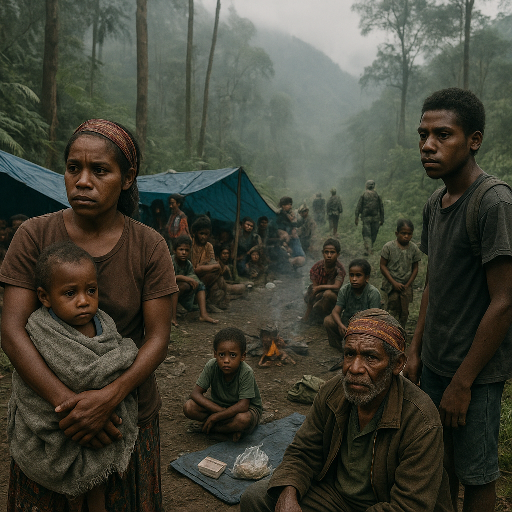 Operasi militer di Yahukimo, ratusan warga mengungsi ke hutan