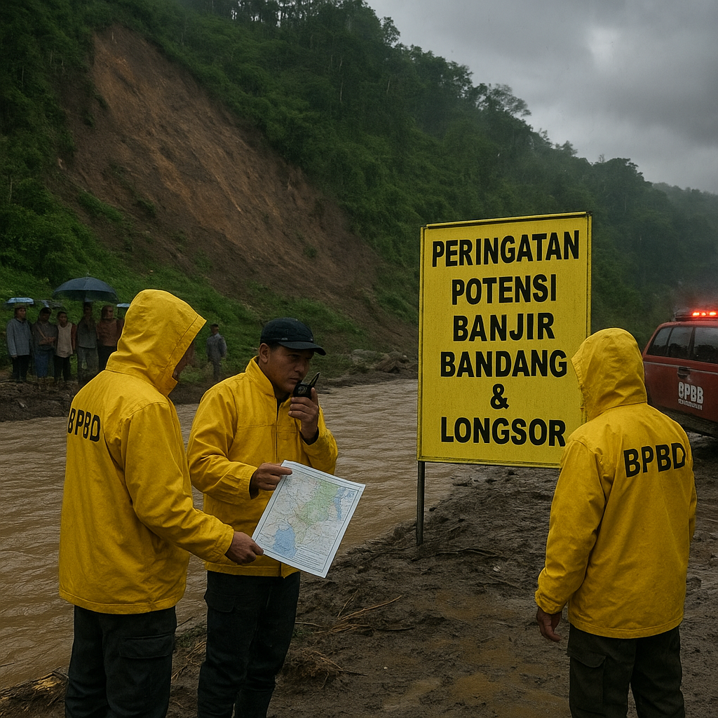 BPBD Sulteng Peringatkan Potensi Banjir Bandang dan Tanah Longsor di Sigi